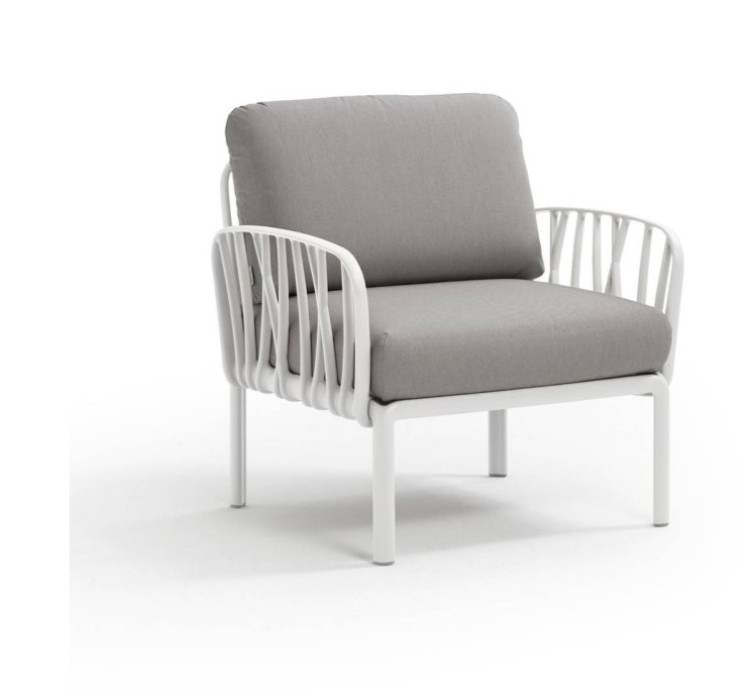 Крісло Komodo Poltrona Bianco Grigio1